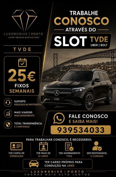 Slot TVDE - Uber