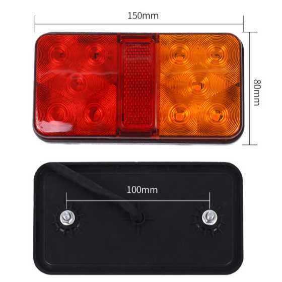 Led ліхтар на причеп задній стоп фонарь на авто лед 12-80V на трактор
