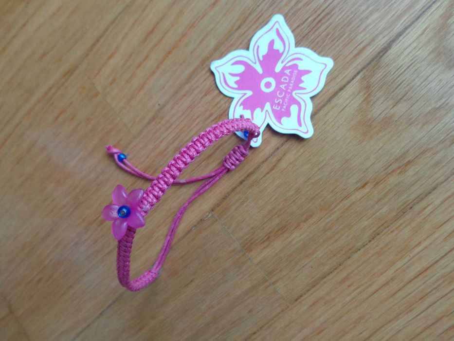 Pulseira macramé Escada