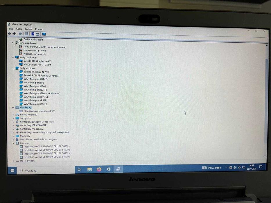 Laptop do gier i pracy – grafika GeForce  I3 Windows 10 + gratisy