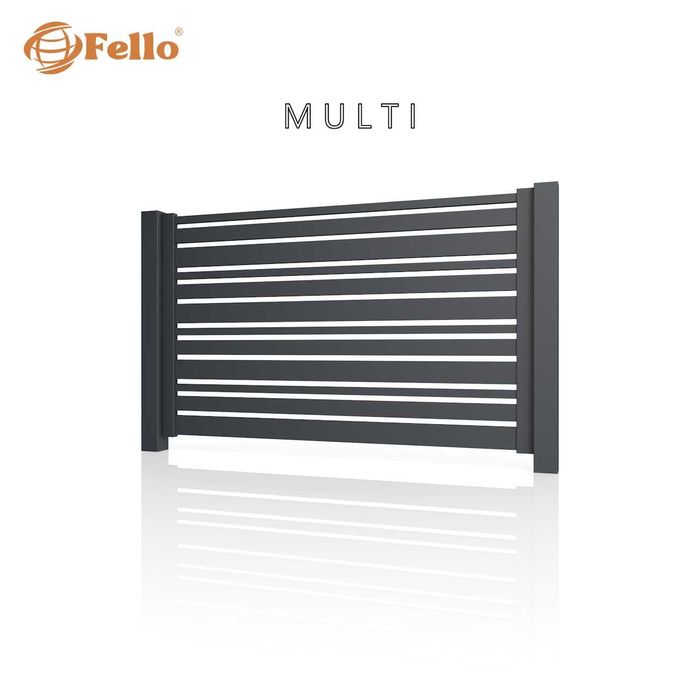 Ogrodzenie płot przęsło aluminium RAL na wymiar panel segment