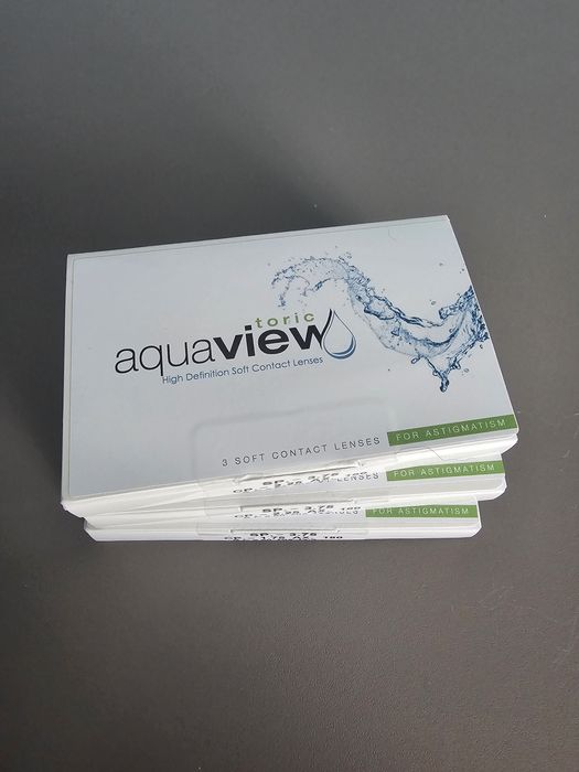 Soczewki miesięczne Aqua View toric