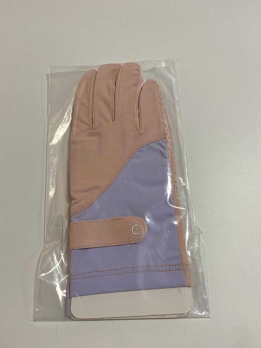 Luvas protecção solar UV para mulher ciclismo condução manicure - rosa