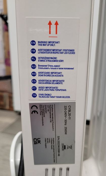 Grzejnik olejowy 2000W