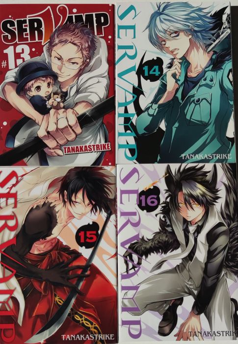 Manga Servamp 1-16 mangi komiksy książki manga anime