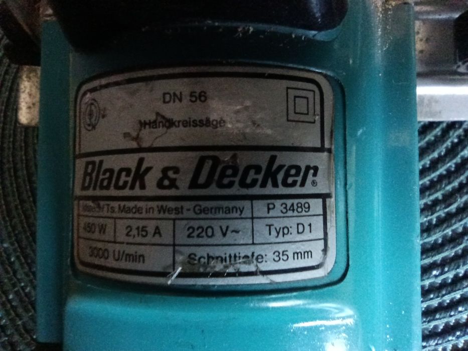 Narzędzia piła najazdowa Black decker