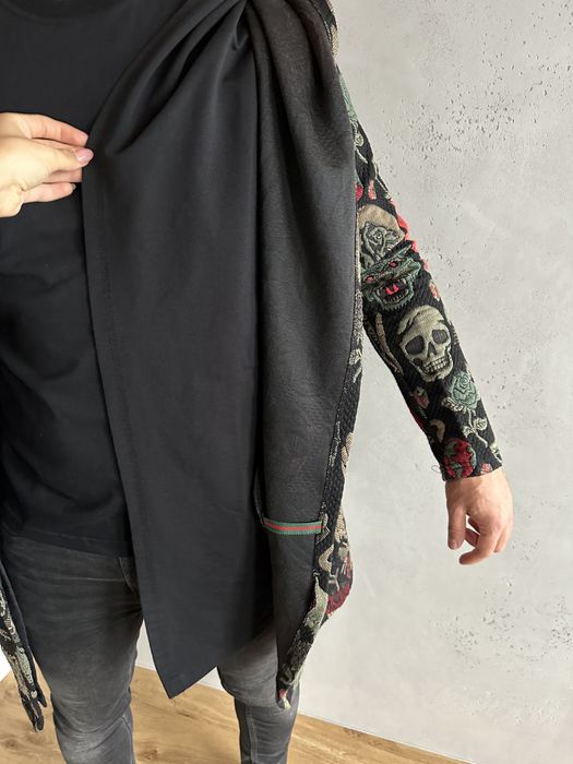 Katana kurtka parka kardigan płaszcz khaki czarny