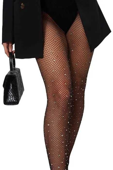 Rajstopy DOLLSKILL diamenciki goth kabaretki killstar