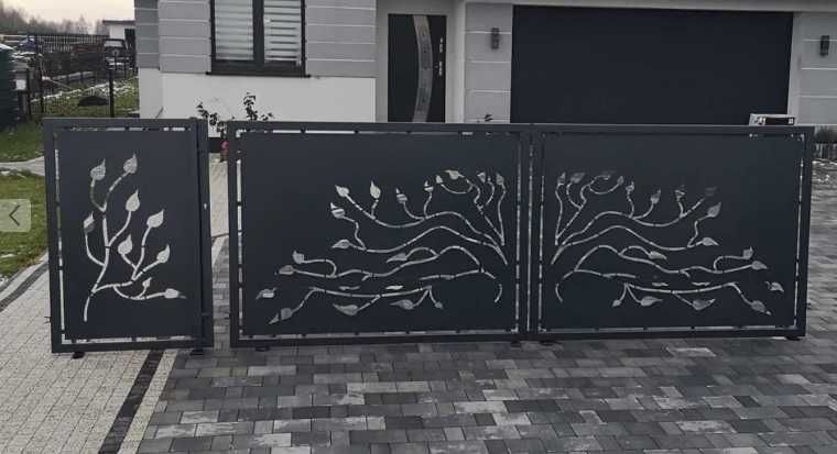 Brama + Furtka z profila 80x20 Ocynk +Ral Producent