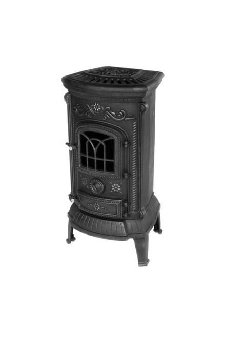 Камінна топка чавунна NORDflam Verdo Eko 7 кВт чорна