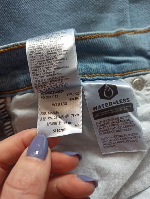 Jasne dżinsy Levi's 28x30