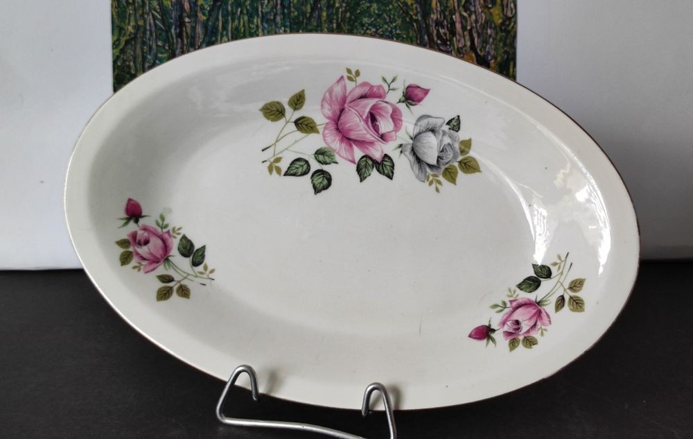 Półmisek Chodzież duży piękna stara porcelana