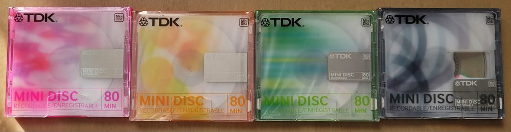 Mini Disc TDK MD 80 Color Nowe
