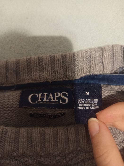 Светр сірий чоловічий Chaps