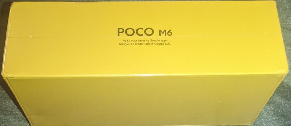 Telefon poco M6 6/128 czarny nowy