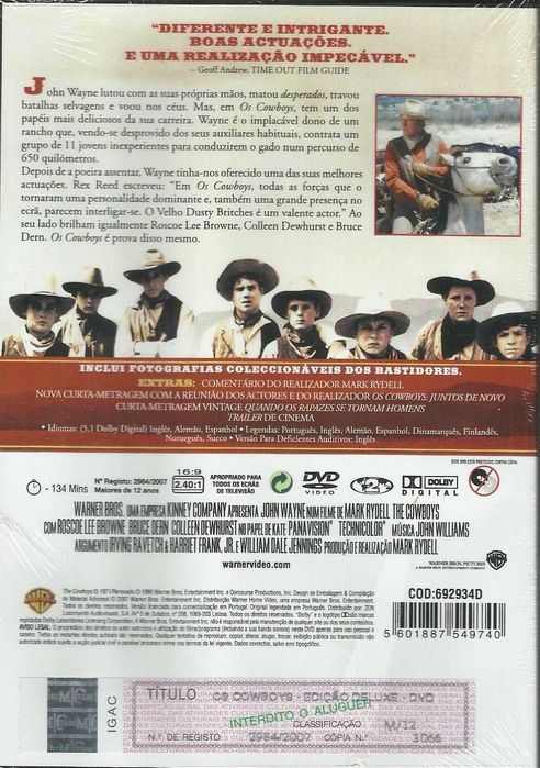 Os Cowboys (edição deluxe) (1972)