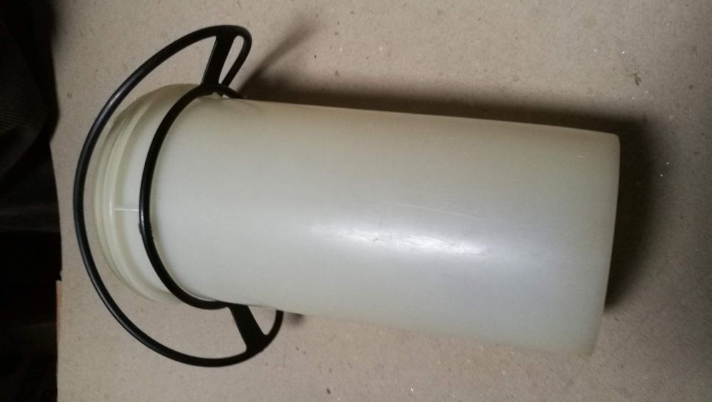 Tupperware vintage alto para bebida, 20cm altura, 11cm diâmetro