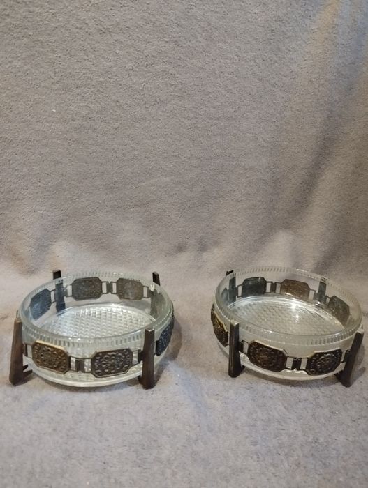 Кришталь хрусталь конфетница . Ціна за 2 шт