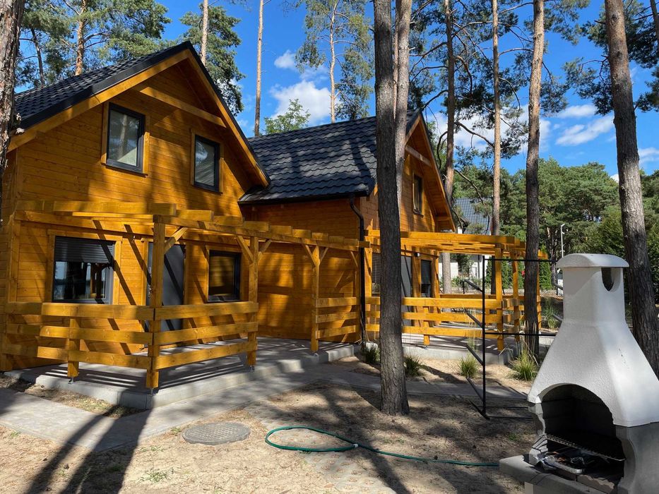 Domek nad jeziorem 6-8 osób na Sylwestra w Wieleniu. Domek na wynajem