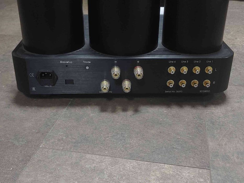 Używany wzmacniacz lampowy Ayon Scorpio + pilot