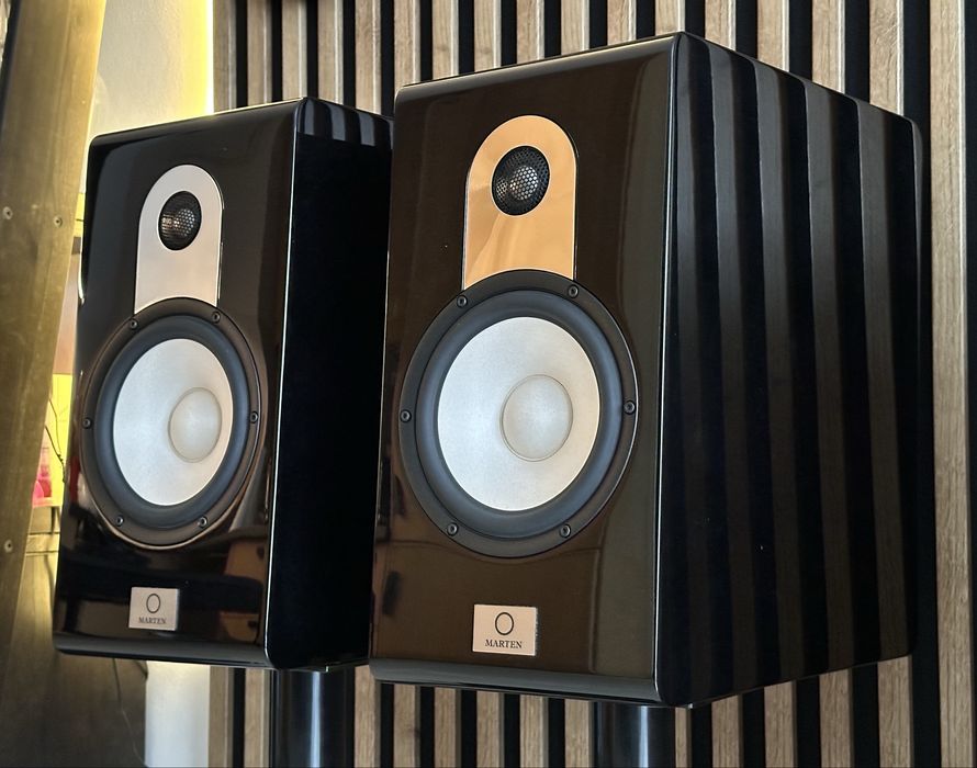 Kolumny podstawkowe Marten Monitory Czarny Połysk High End