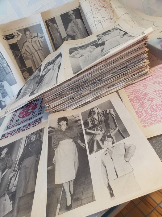 Приложения к журналам 60х-90 годов :вязание,вышивка,шитье