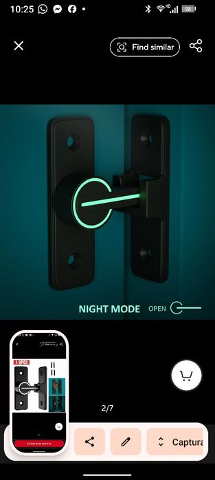 trincos, fechadura, liga de zinco fivela luminosa. novos