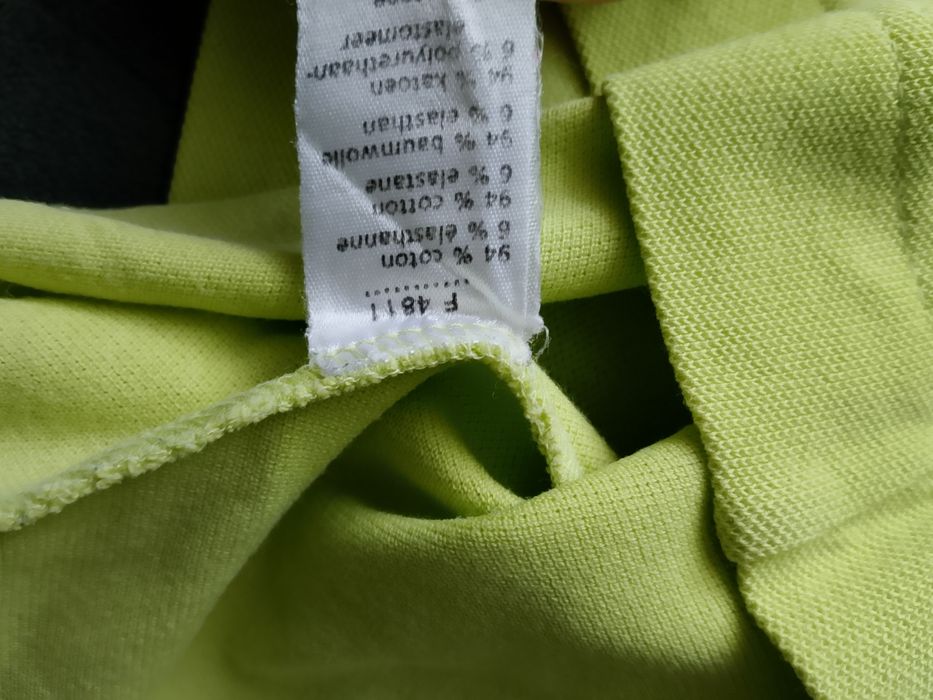 Bluzka polo Lacoste 38 limonkowa