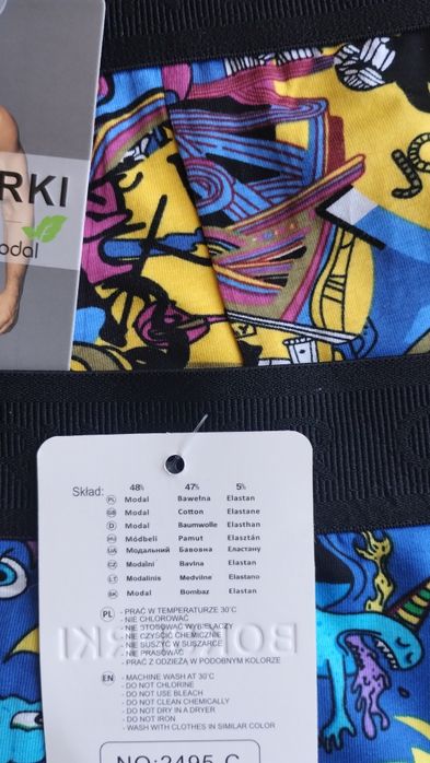 3×męskie bokserki M