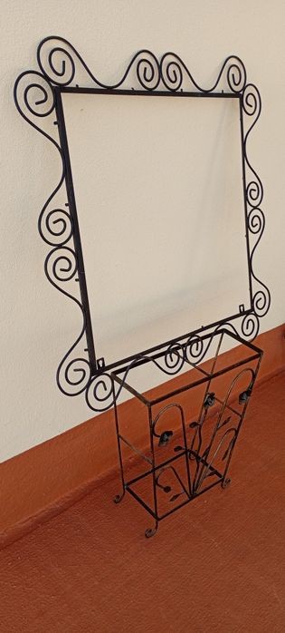 Decoração metal preto