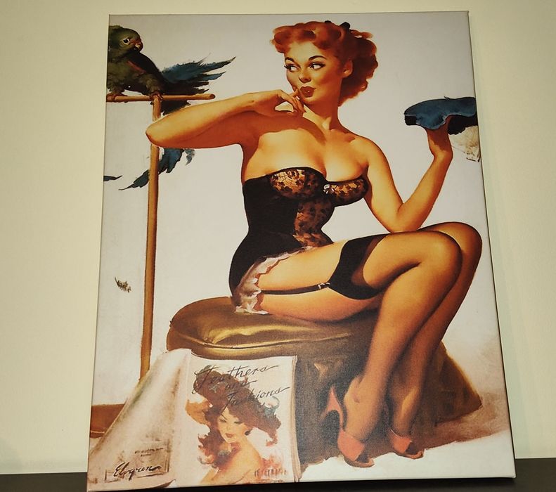 Mały obraz dziewczyna pin up