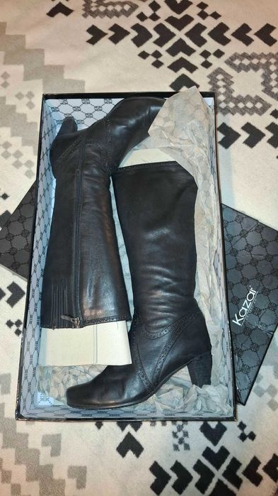 Kozaki damskie, Kazar, rozmiar 37