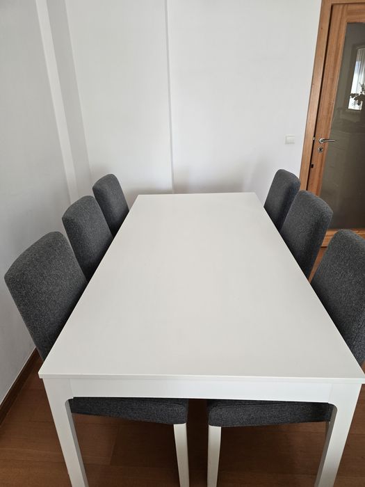 mesa com 6 cadeiras