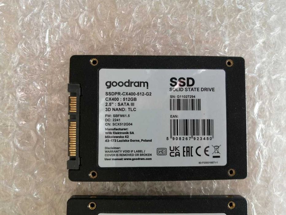 SSD диск Goodram 512GB 2.5" SATAIII