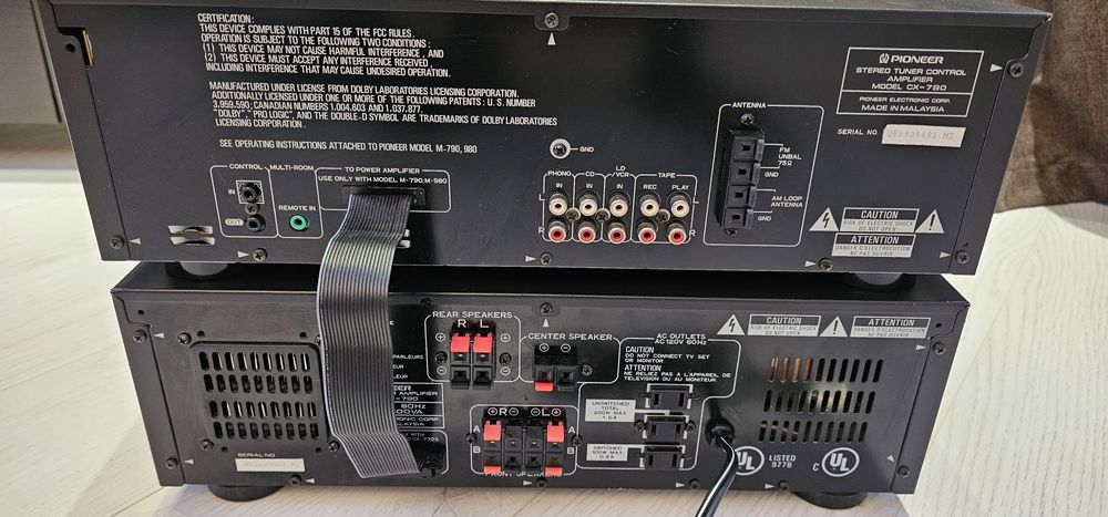 Підсилювач Pioneer M-790 , CX-790 передпідсилювач