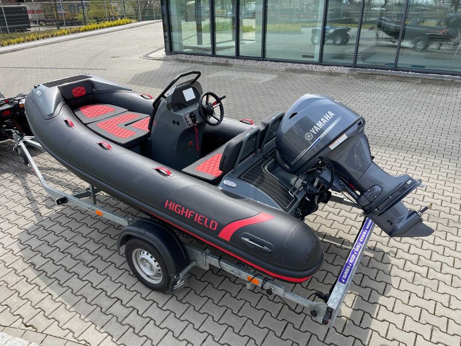 RIB łódź motorowa Highfield Sport 390 + Yamaha F40FETL - DEMO