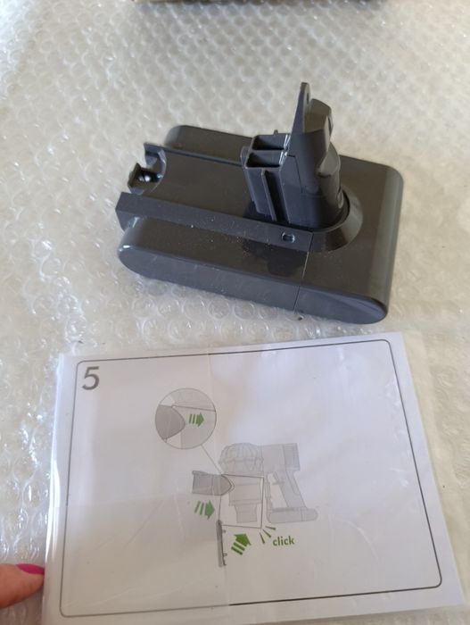 Akumulator Zamienny LI-ION 6000mAh 21.6V do Dyson V6 / DC58 - Większa