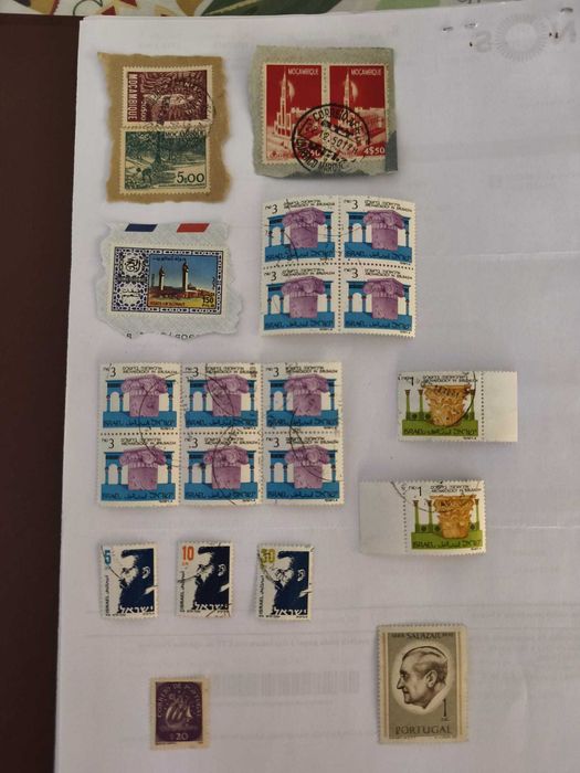 Selos novos e usados