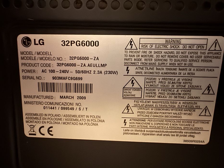 Tv „32LGPG6000 „
