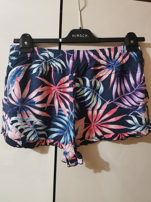 Spodenki krótkie szorty materiałowe damskie 40 L Primark granatowe