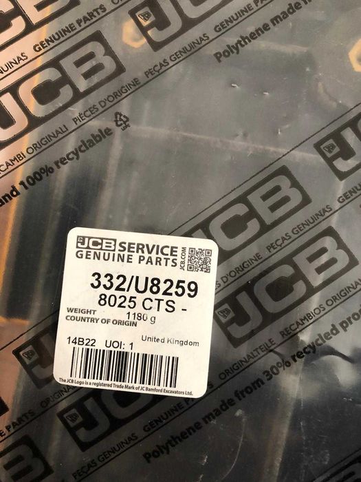 Oryginalna osłona górna JCB 8025  8026