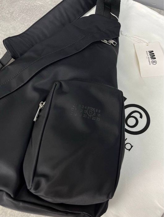 Нейлонова сумка Maison Margiela чорна raf crtz air чоловіча мужская