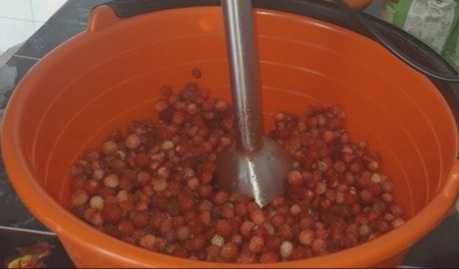 Земляника с медом