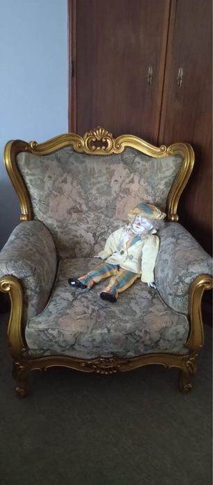 Conjunto de sofás em goblã