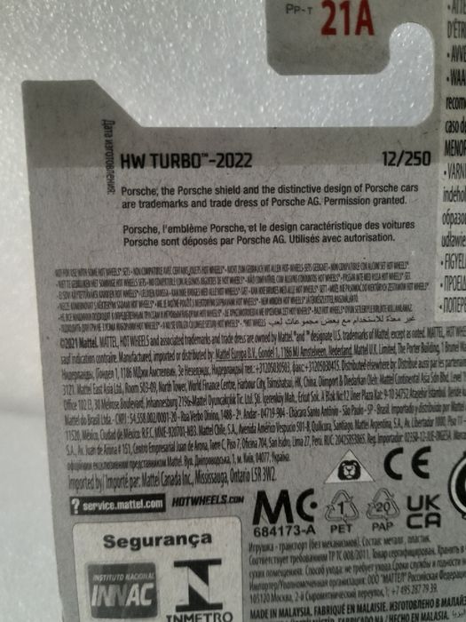 Porsche 935 hot wheels