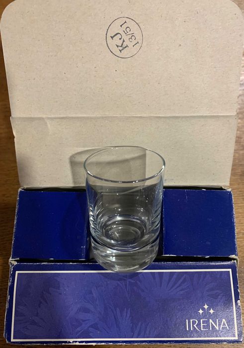 Kieliszki do wódki huta szkła Irena