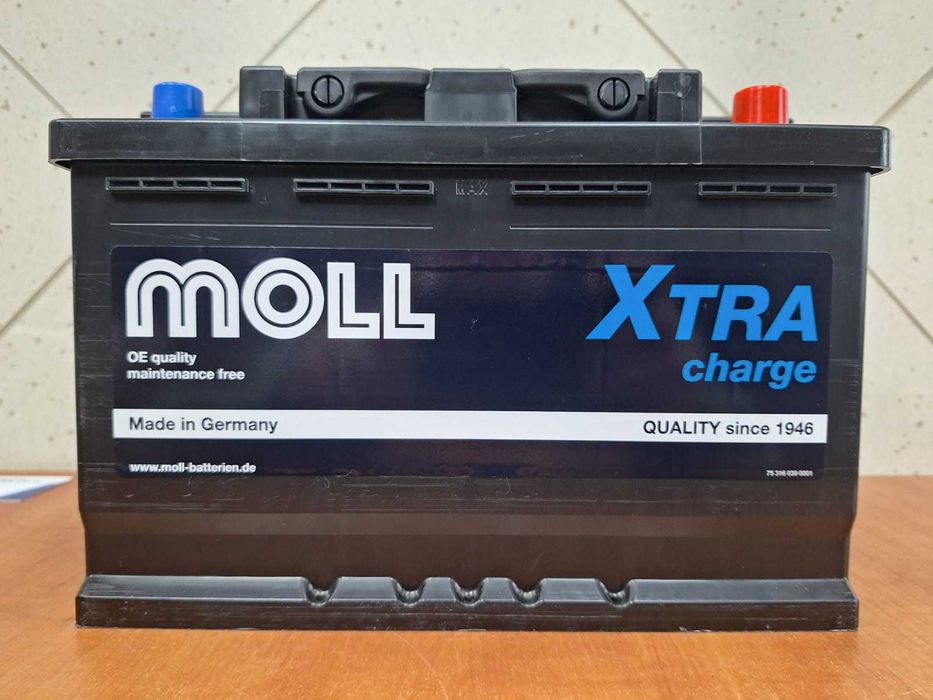 Kraśnik - Nowy akumulator MOLL X-tra 75Ah 720A - 70Ah 72Ah 74AH 77AH