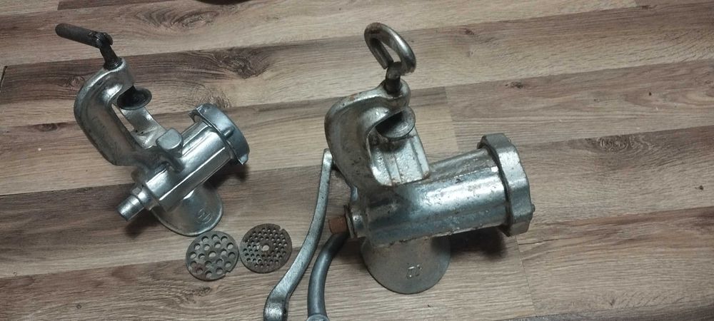 Maszynki ręczne do mięsa PRL