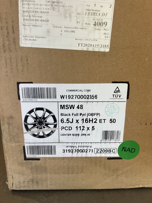 Jantes 16 MSW By OZ 5x112