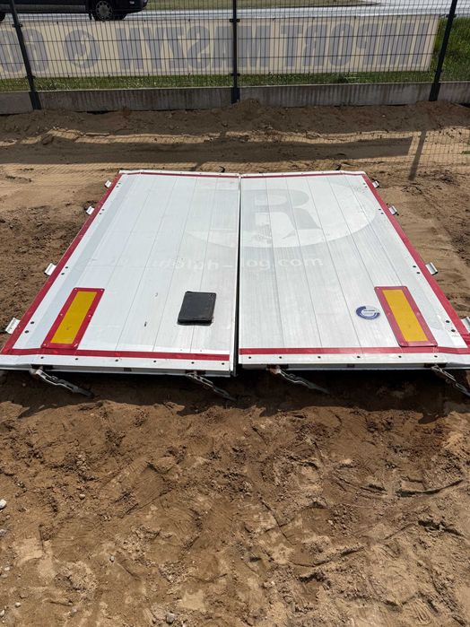 Drzwi Schmitz Mega 284cm firana Varios Cargobull firanka aluminiowe tył